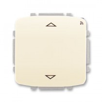 spínač žaluziový s krátkocestným ovladačem, s RF přijímačem, 868 MHz, slonová kost, design TANGO